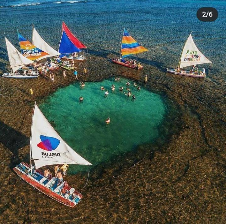 Lindo Apartamento Porto De Galinhas - Ipojuca - Com Churrasqueira E Piscina Zewnętrze zdjęcie